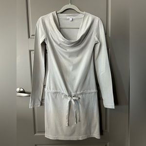 James Perse Long Sleeve Cowl Neck Dress